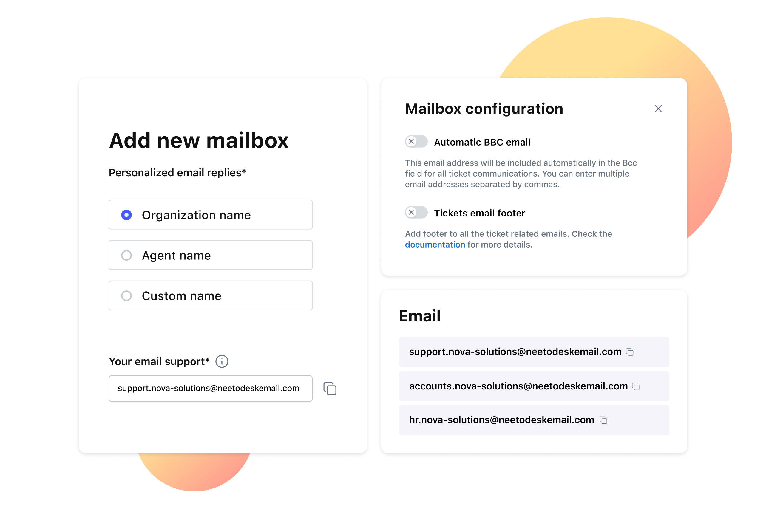 Multiple Mailboxes