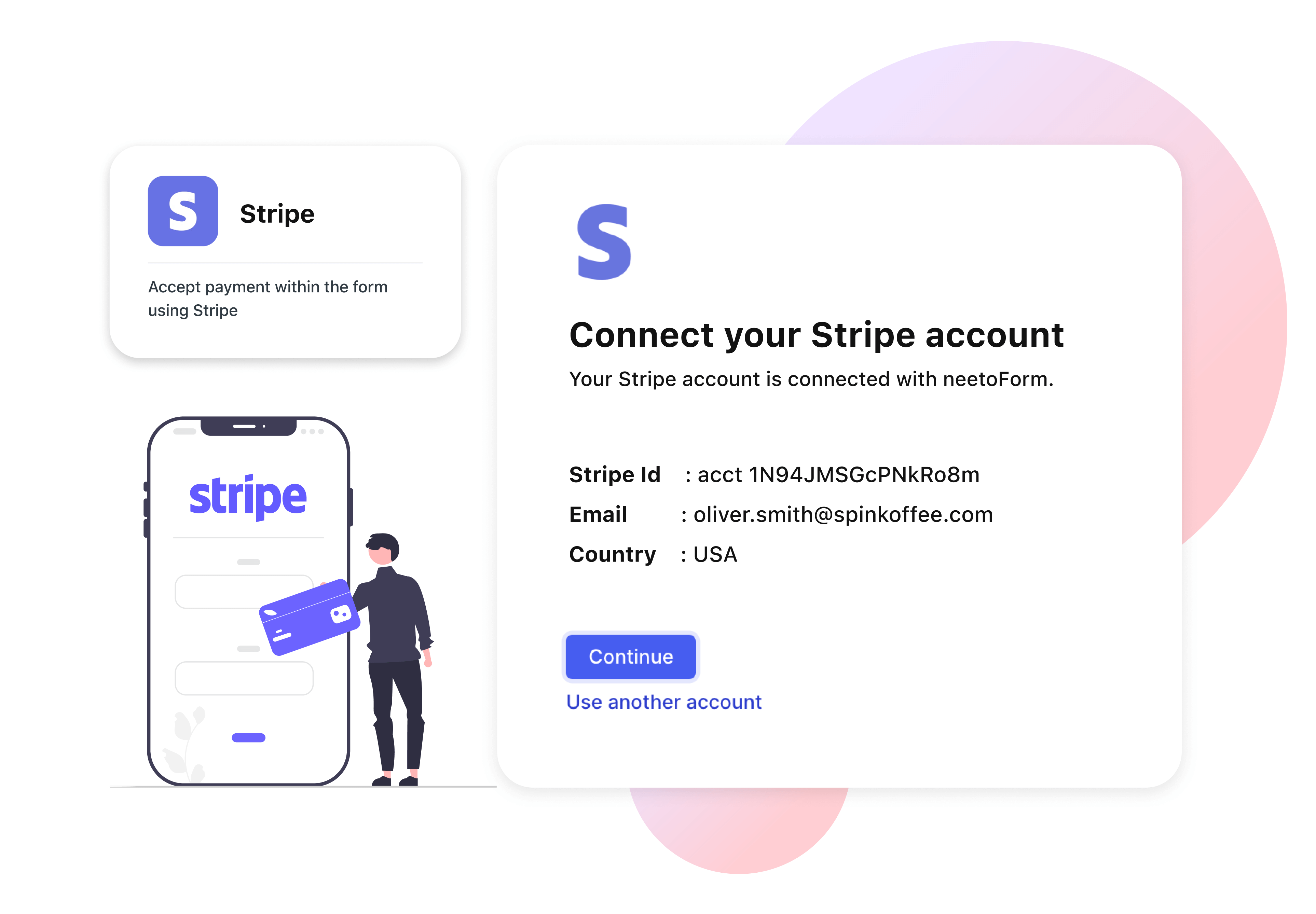 Accept Payment Through Stripe